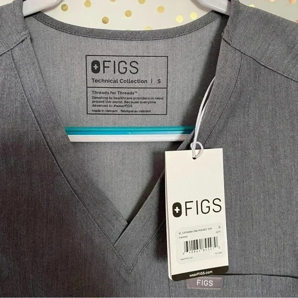 Catarina One-Pocket Scrub Top - Picture 3 of 6